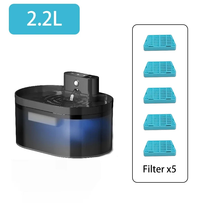 Automatic Pet Water Dispenser – Cat & Dog Fountain Bowl