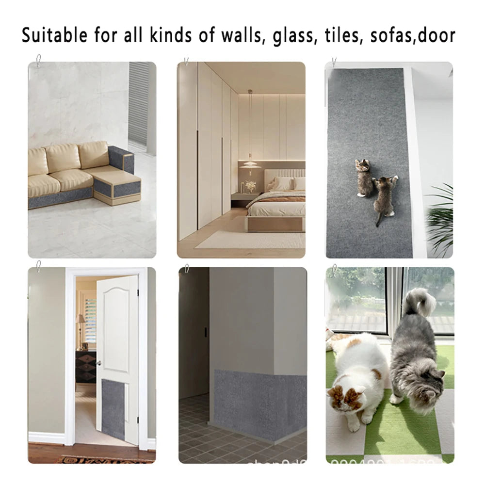 Self-Adhesive Cat Scratching Mat – Furniture Protector