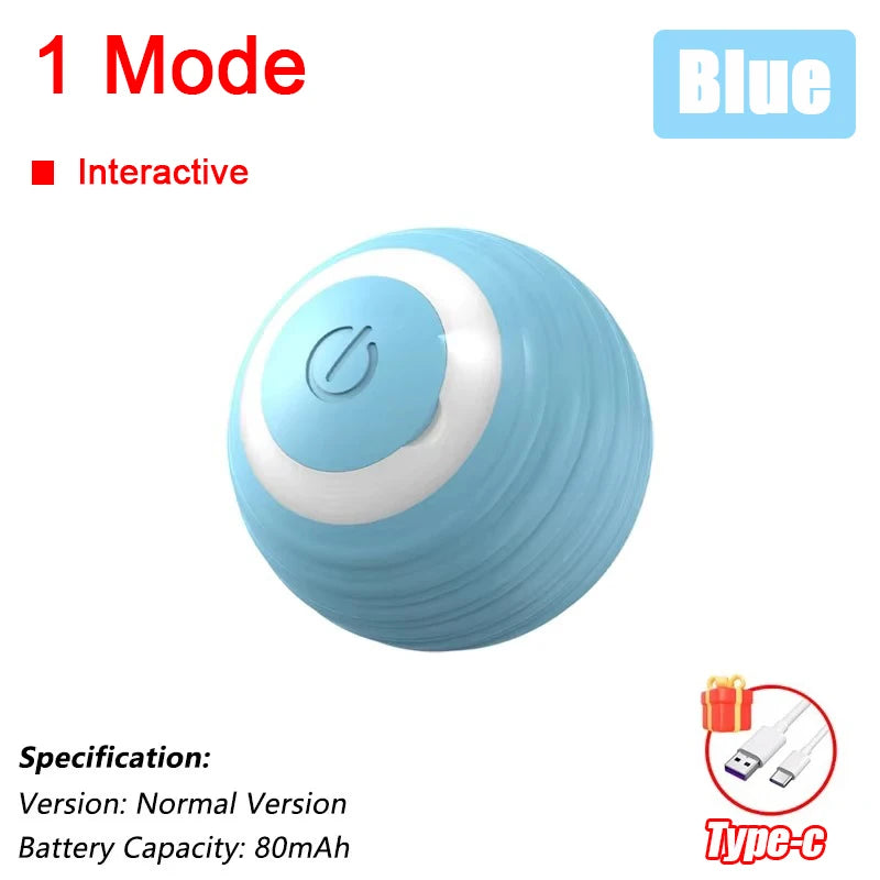 Interactive Cat Ball Toy – Rechargeable & Automatic