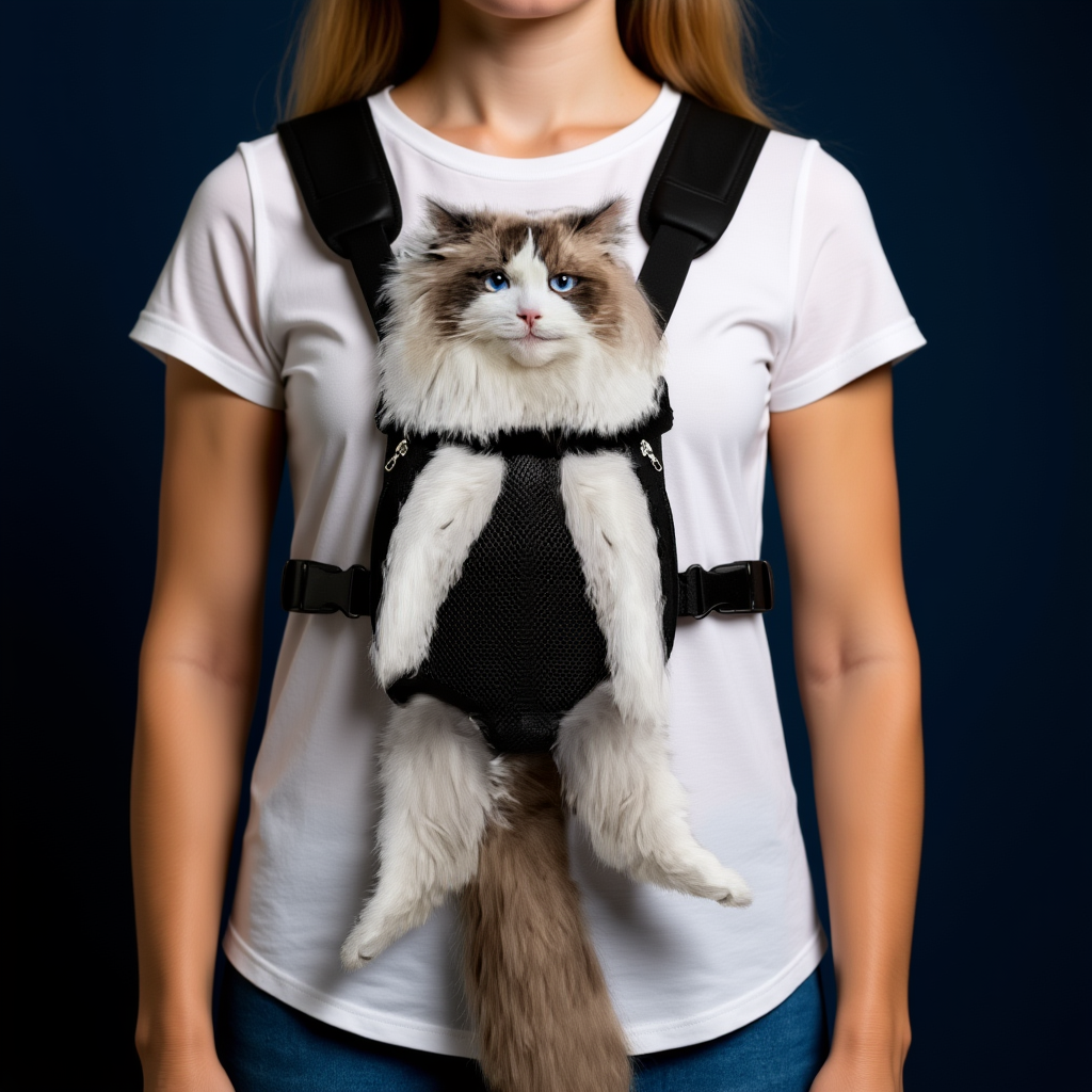 Pet Backpack Carrier – For Small Dogs, Cats &amp; Puppies 