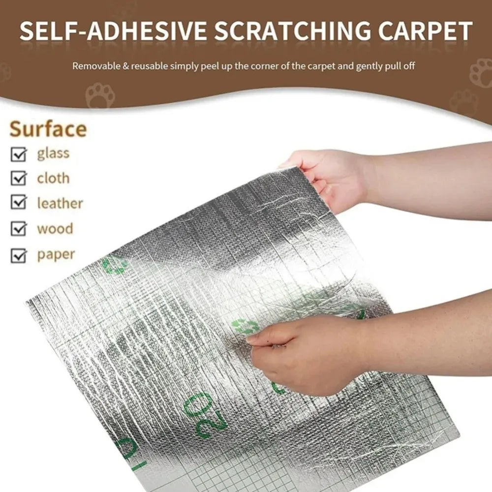 Self-Adhesive Cat Scratching Mat – Furniture Protector 