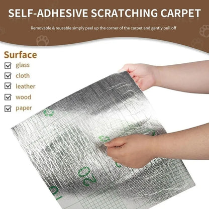 Self-Adhesive Cat Scratching Mat – Furniture Protector 
