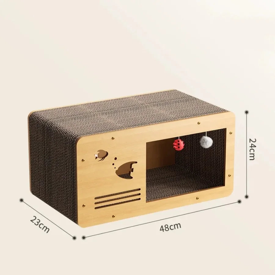 Cat Nest &amp; Scratch Sofa – Anti-Scratch Pet Toy Supplies