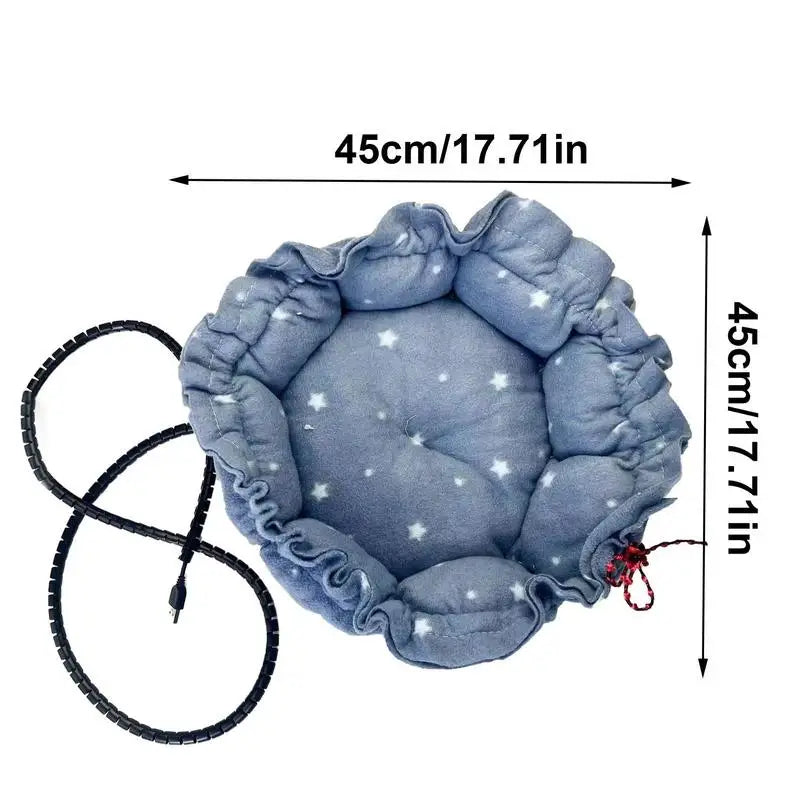 Electric Pet Bed Mat – Safe Heating Pad for Cats &amp; Puppies 