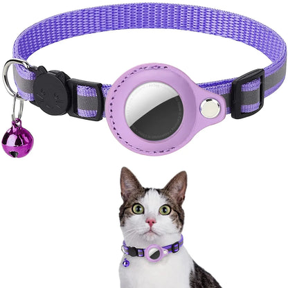 Pet Collar with AirTag Case – Reflective, Waterproof &amp; Secure 