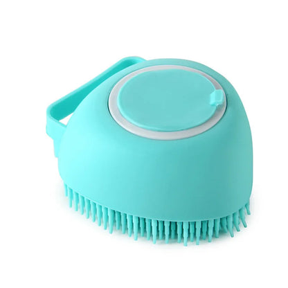 Silicone Grooming & Bath Brush for Pets