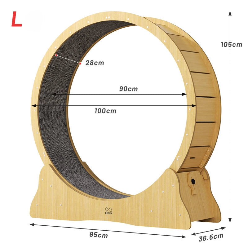 Silent Roller Pet Treadmill &amp; Cat Climbing Frame 