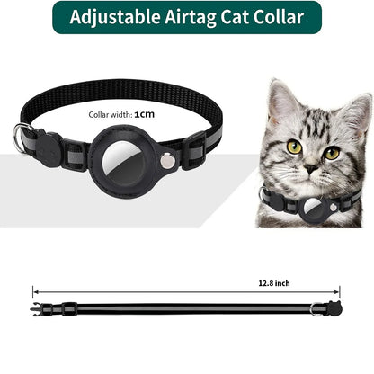 Pet Collar with AirTag Case – Reflective, Waterproof &amp; Secure 