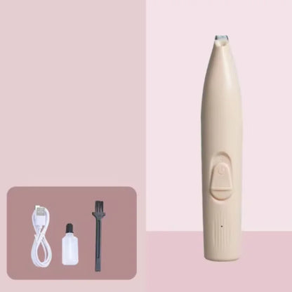 Pet Paw Shaver – Electric Clipper with Light for Cats &amp; Dogs