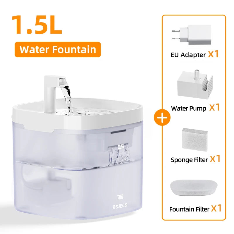 Automatic Pet Water Fountain – Smart Drinking Purifier