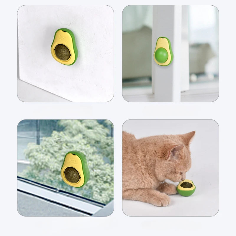 Natural Avocado Catnip Rotatable
