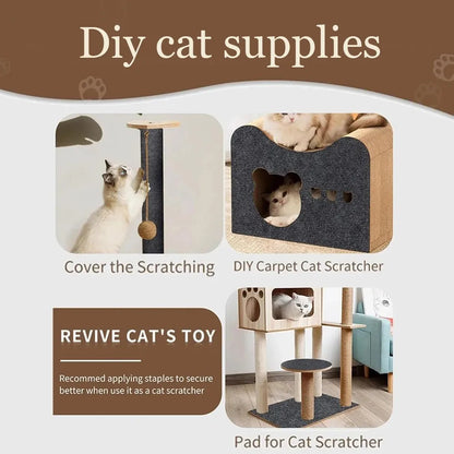 Self-Adhesive Cat Scratching Mat – Furniture Protector 