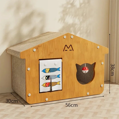 Cat Nest &amp; Scratch Sofa – Anti-Scratch Pet Toy Supplies