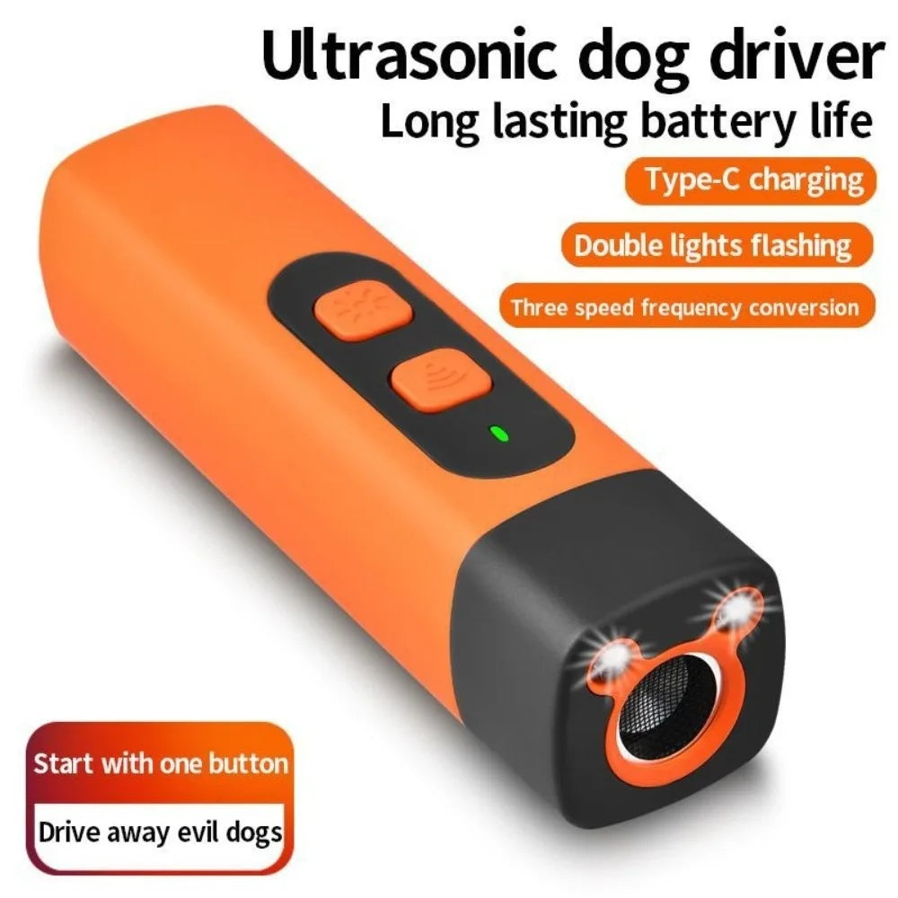Rechargeable Anti-Bark Device – Ultrasonic Dog Trainer 