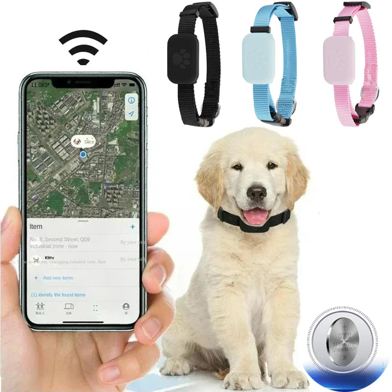 Mini Pet Locator – Global Tracking with Movement Alerts 