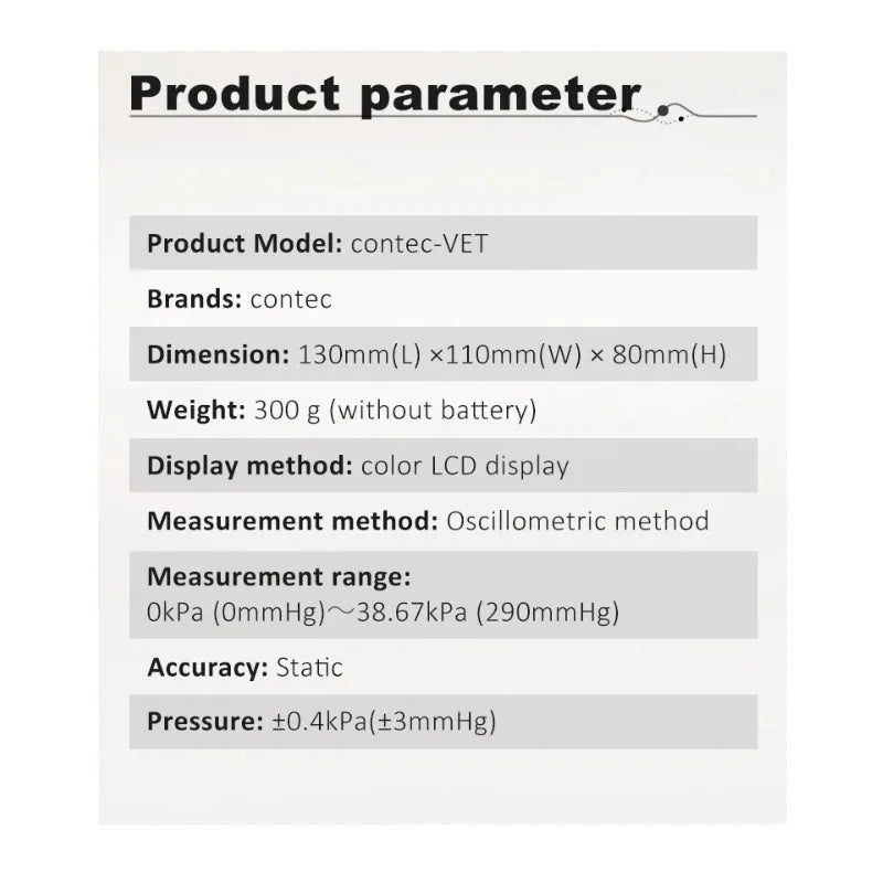 Vet Use Blood Pressure Monitor – For Dogs, Cats &amp; Horses 