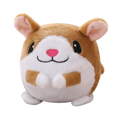 Cartoon Animals Plush Toy – USB Rechargeable Interactive Pet Ball