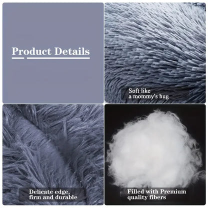 Winter Dog &amp; Cat Bed – Cozy Plush Basket Design 