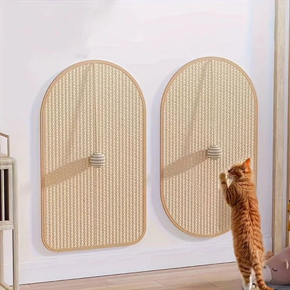 Cat Scratch Mat – Sisal Pad with Play Toy
