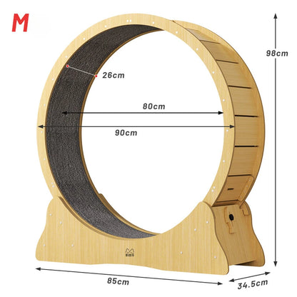 Silent Roller Pet Treadmill &amp; Cat Climbing Frame 