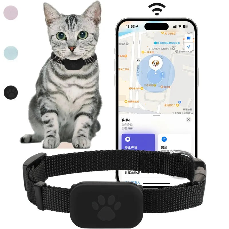 Mini Pet Locator – Global Tracking with Movement Alerts 