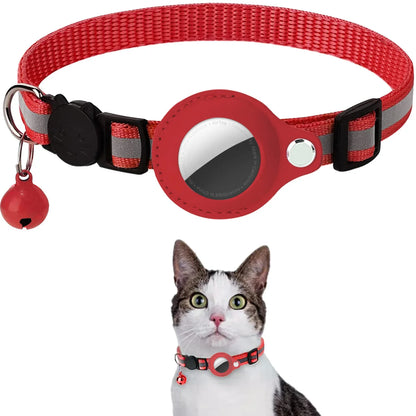 Pet Collar with AirTag Case – Reflective, Waterproof &amp; Secure 