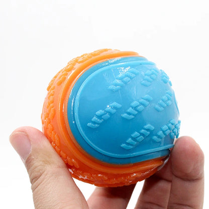 Pet Teeth Cleaning Toy – Soft Durable Dog Ball