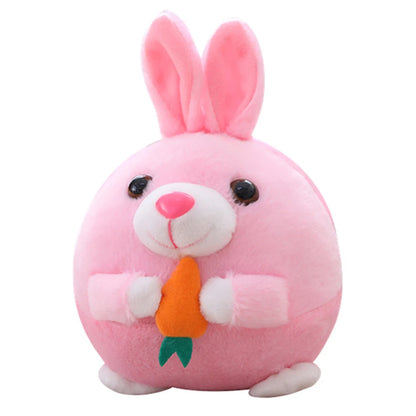 Cartoon Animals Plush Toy – USB Rechargeable Interactive Pet Ball