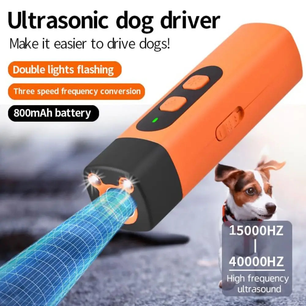 Rechargeable Anti-Bark Device – Ultrasonic Dog Trainer 
