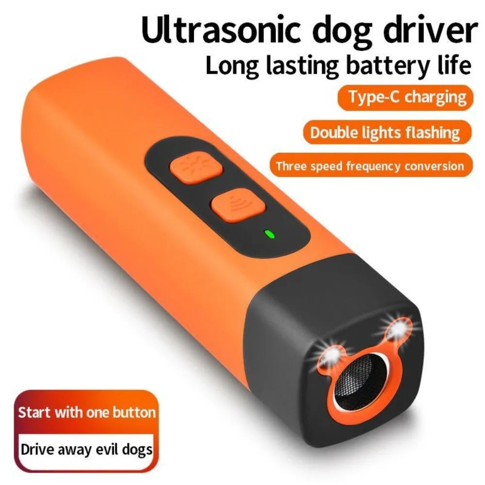 Rechargeable Anti-Bark Device – Ultrasonic Dog Trainer 