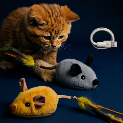 Smart Cat Toy – Steerable Plush with Obstacle Avoidance